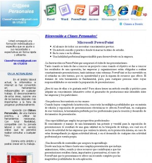 Clases Personales Avisos gratis en Chile en Santiago |  Clases de Power Point Particulares y Personalizadas, Capacitaci&oacute;n y Cursos Particulares