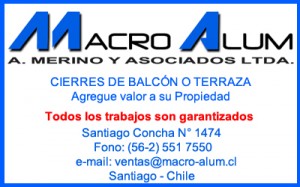 Alfredo Merino Avisos gratis en Chile en Santiago |  Macro Alum 28 de Experiencia, Todos nuestros trabajos son Garantizados, CIERRES DE BALC&Oacute;N O TERRAZA Agregue valor a su Propiedad