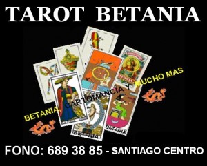 BETANIA Avisos gratis en Chile en Santiago |  TAROT - SI TIENE PROBLEMAS UNA LECTURA DE TAROT ES LA SOLUCION CON BETANIA, CONSULTA DE TAROT - ADEL&Aacute;NTESE AL DESTINO .SEA FELIZ EVITANDO DIFICULTADES 